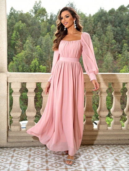 Sweet Gorgeous Simple Cute Gentle Evening Dress Long Dress