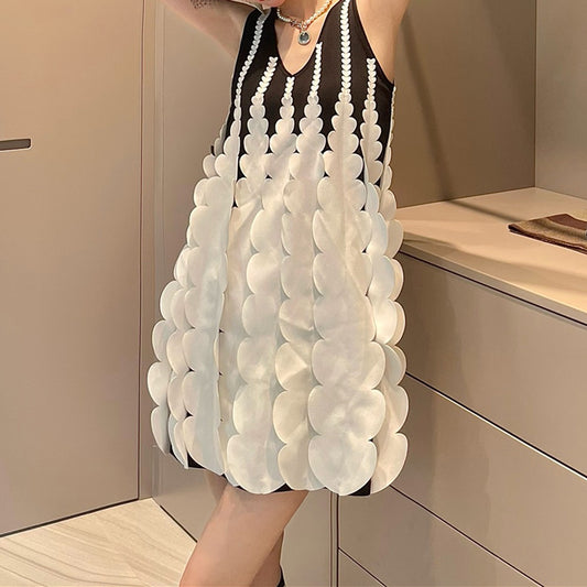 Design Sense Heavy Industry Hong Kong-style Chic Dress