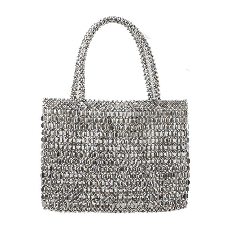 Pearl Bag Shopping Bag One-shoulder Handbag