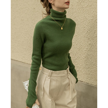 Pull en Laine Vert Avocat