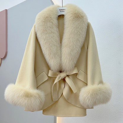 Real Wool Woolen Autumn And Winter Cape Top