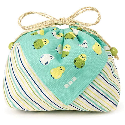 Sample Bento Bag With Drawstring Pocket