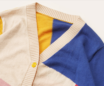 Pull tricoté pour enfants, Cardigan, vêtements de printemps et d'automne, manteau en pur coton