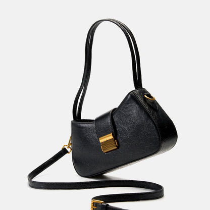 Bolso de hombro de piel de vaca nuevo y moderno para mujer