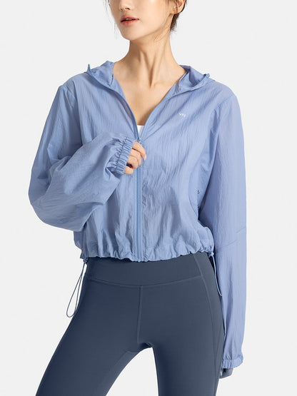 Blouse respirante de remise en forme de protection solaire extérieure en vrac